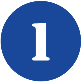 Blue Number 1 Graphic by Westminster Arms