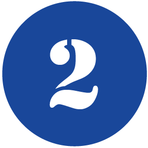 Blue Number 2 Graphic by Westminster Arms
