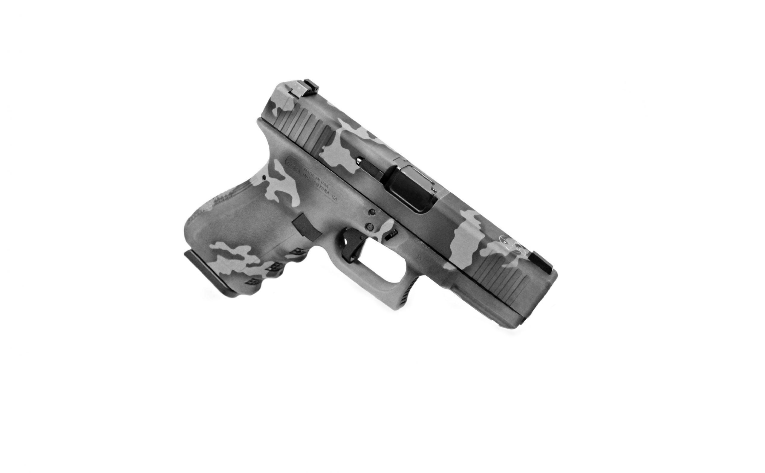 Camo Ceraoke Black and White Handgun by Westminster Arms
